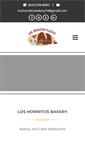 Mobile Screenshot of loshornitosbakery.com